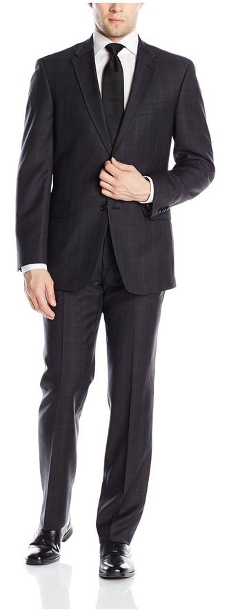 Tommy Hilfiger Men's Two Button Side Vent Suit