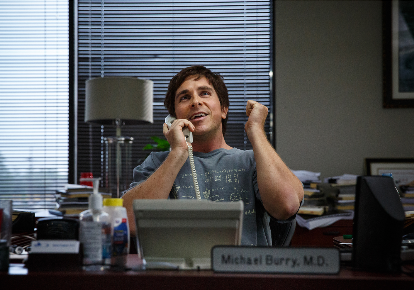 Christian Bale as Michael Burry in The Big Short